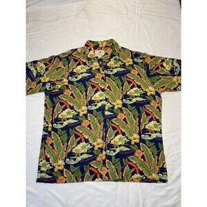 Reyn Spooner Starbucks Shirt Doonesbury Vintage Collectible Hawaiian 1990s XL